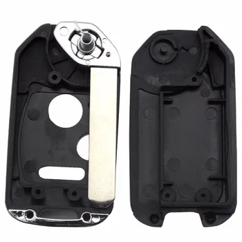 Keyforkess 10 pz/lotto 2B Panico/2/3/4 Pulsante Modificato Key Fob Borsette Per HONDA Odyssey rigeline AccordRemote di Vibrazione Della Cassa Pieghevole - Jingyuqin 10 pz lotto 2B Panico 2 3 4 Pulsante Modificato Key Fob Borsette Per