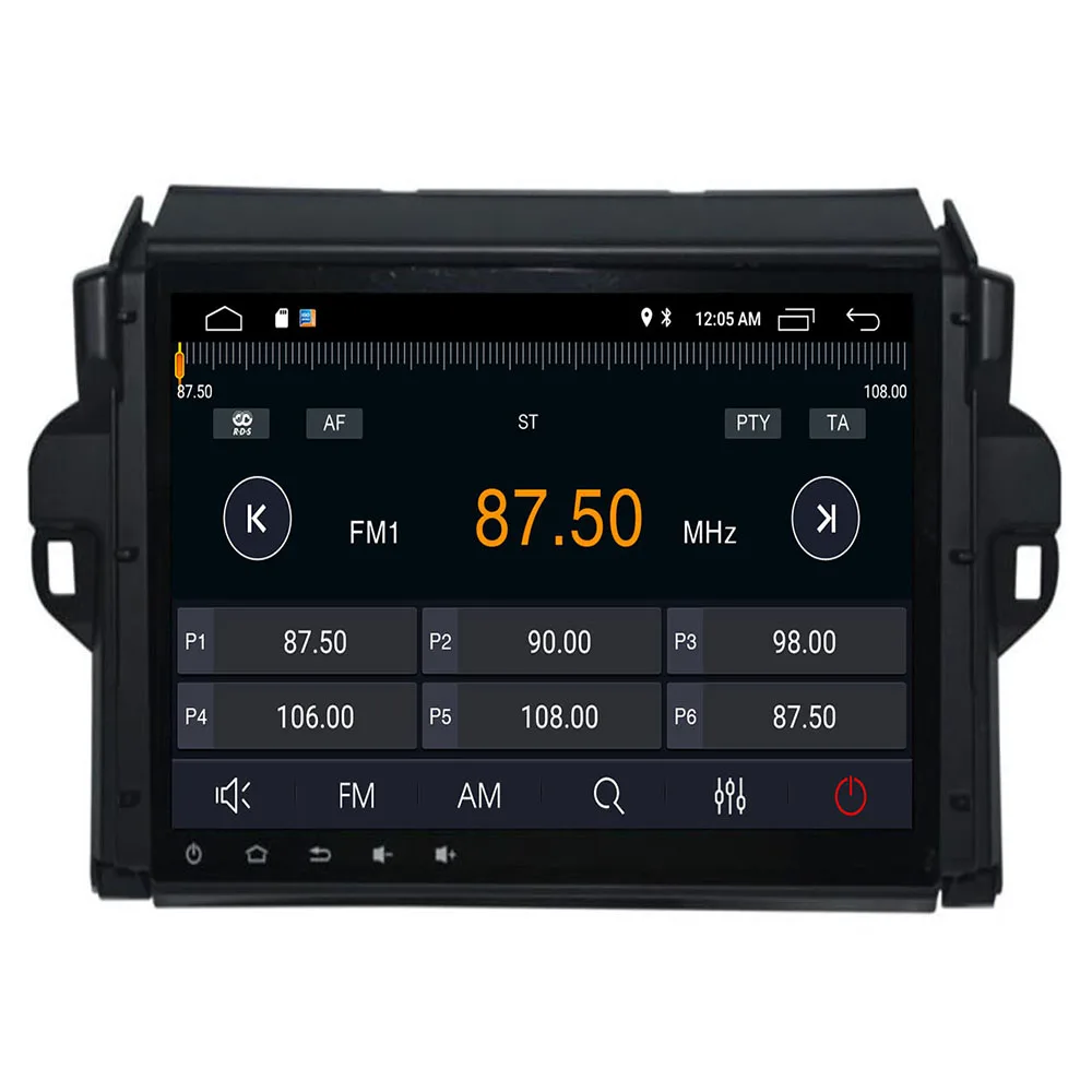 Discount IPS DSP Android 9.0 Car No DVD player For Toyota Fortuner SW4 15+ GPS Navigation Multimedia player head unit radio tape recorder 0
