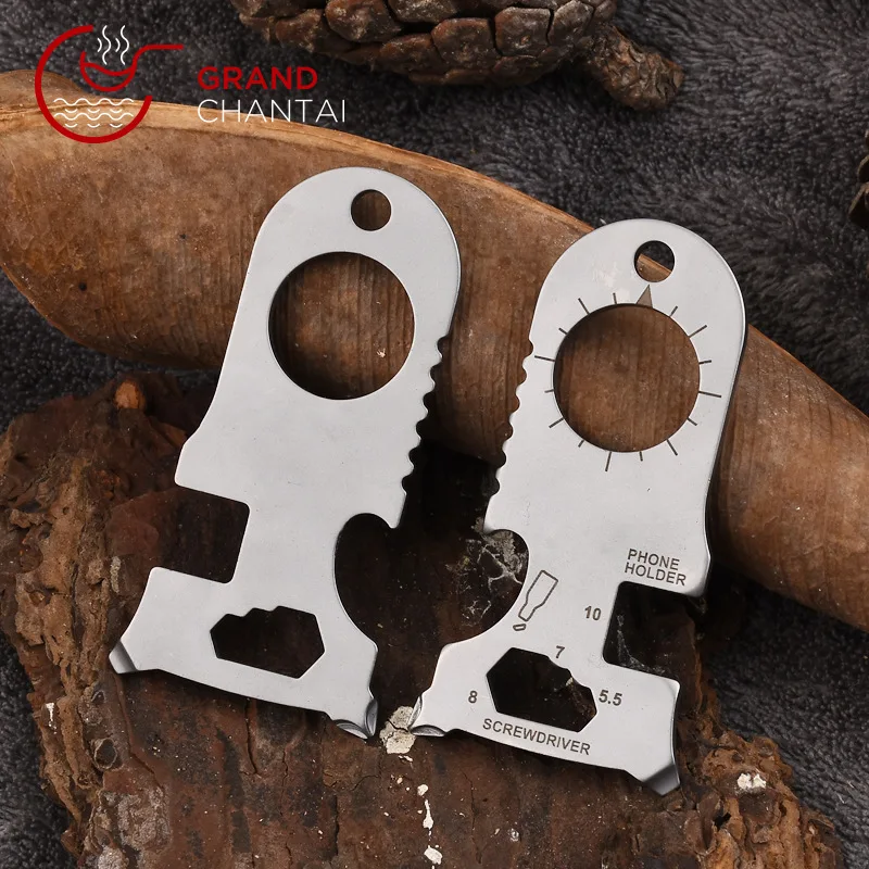 

EDC Key Ring Screwdriver Camping Tools Outdoor Multitool Camping Gear Pocket Outdoor Camping Accessories Hiking Gear