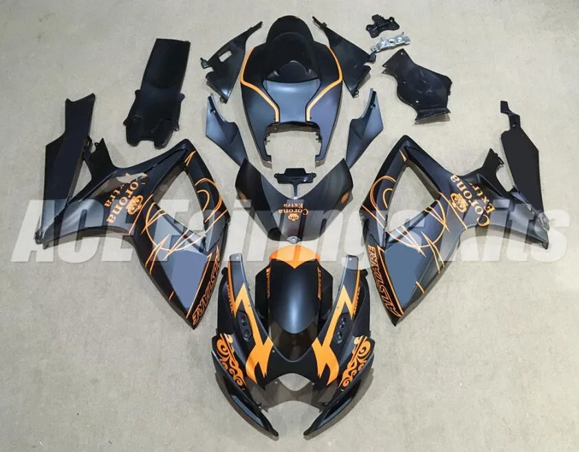 

New ABS bodywork Fairings Kit set Fit For SUZUKI GSXR600 GSXR750 06 07 R600 R750 K6 GSXR 600 750 2006 2007 Custom corona