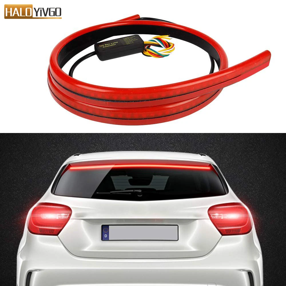 Universal Car LED Brake Light 40 intch Turn Signals Lamp Running Double Flash Additional Brake Lights Car Styling accessories Universal Car LED Brake Light 40 intch Turn Signals Lamp Running Double Flash Additional Brake Lights Car Styling accessories