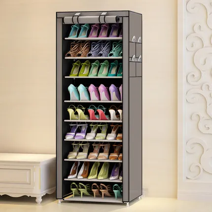 Простая вешалка для обуви Пылезащитная многослойная обуви|shoe rack|cloth shoe rackark shoes |