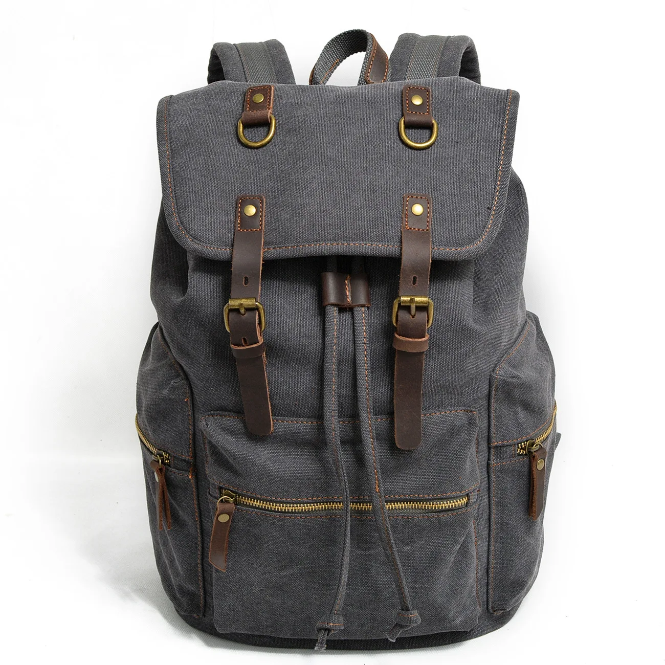 

New Vintage Canvas 15.6 Inch Laptop Backpack Men Women Rucksack Female Casual Travel Bags Schoolbag