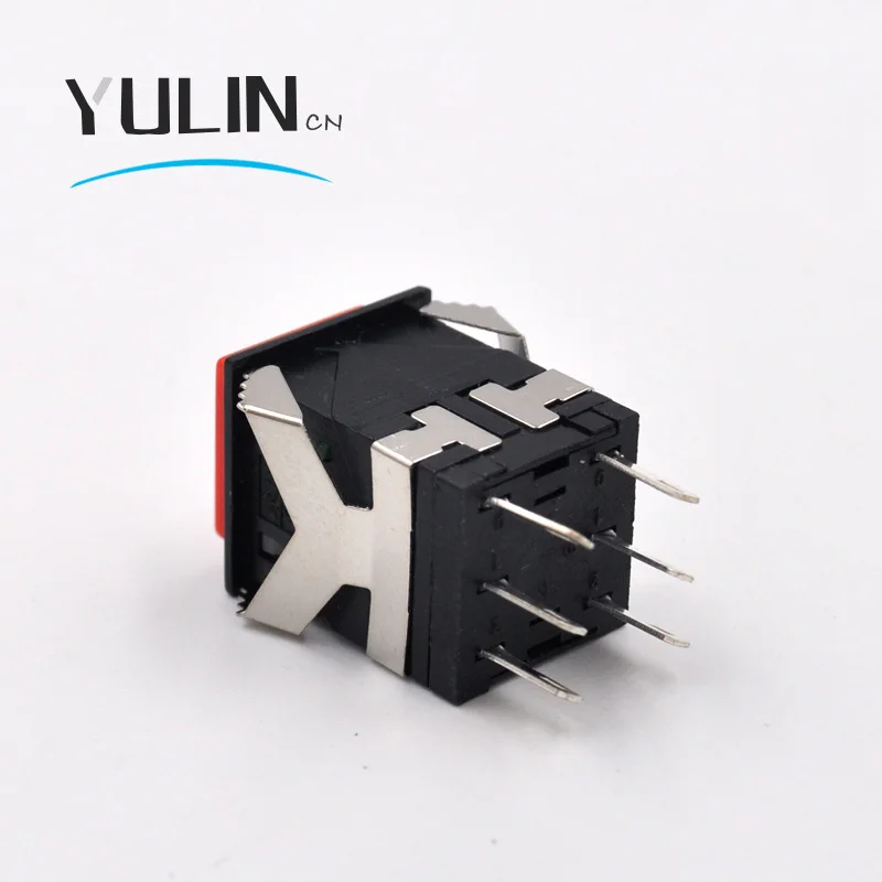 5 шт./лот KD2 24 самосброс переключатель 3A/250V 6A/125V защелкивающаяся 2NO2NC мгновенная