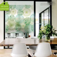 Пользовательский размер декоративное домашнее статическое витражное окно пленка защита конфиденциальности Матовый без клея transmlucidus спальня магазин обеденный зал