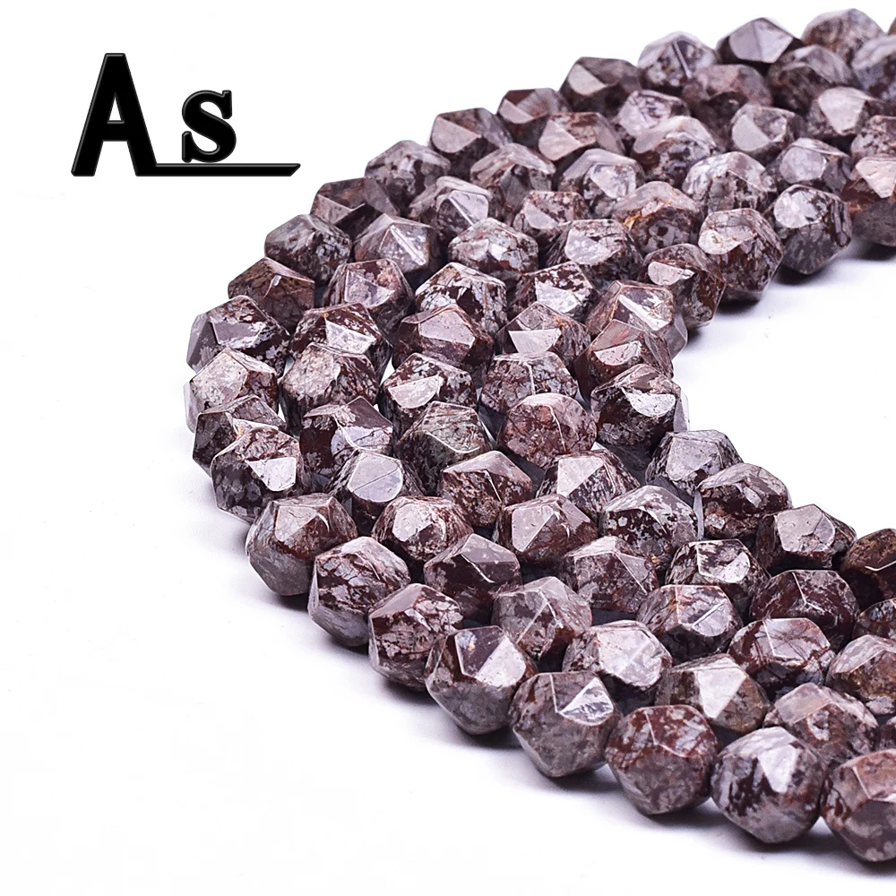 

Asingeloo Faceted Coffee Bronzite Natural Stone Hematite Beads For Jewelry Making