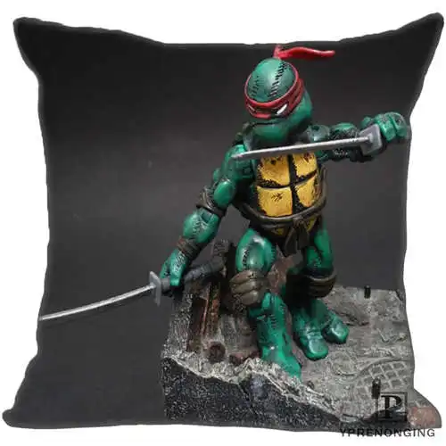 Best Custom Teenage-Mutant-Ninja-Turtles(1) Наволочка на подушку, спальня Home Square Наволочка на молнии(одна сторона)#190404-1-10 - Цвет: Pillowcase