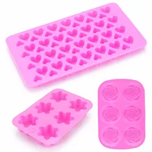 Silicone Mold Ice Cube Candy Chocolate Cake Cookie Cupcake Soap Mould DIY Homemade Food Making Moulds skeleton skull head silicone chocolate muffin cupcake candy ice cube mold halloween