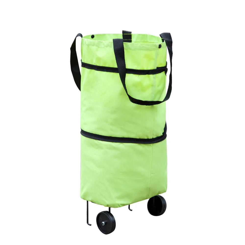 Модная большая емкость водонепроницаемая ткань Оксфорд складное колесо для торговой тележки сумка дорожная тележка багажная сумка