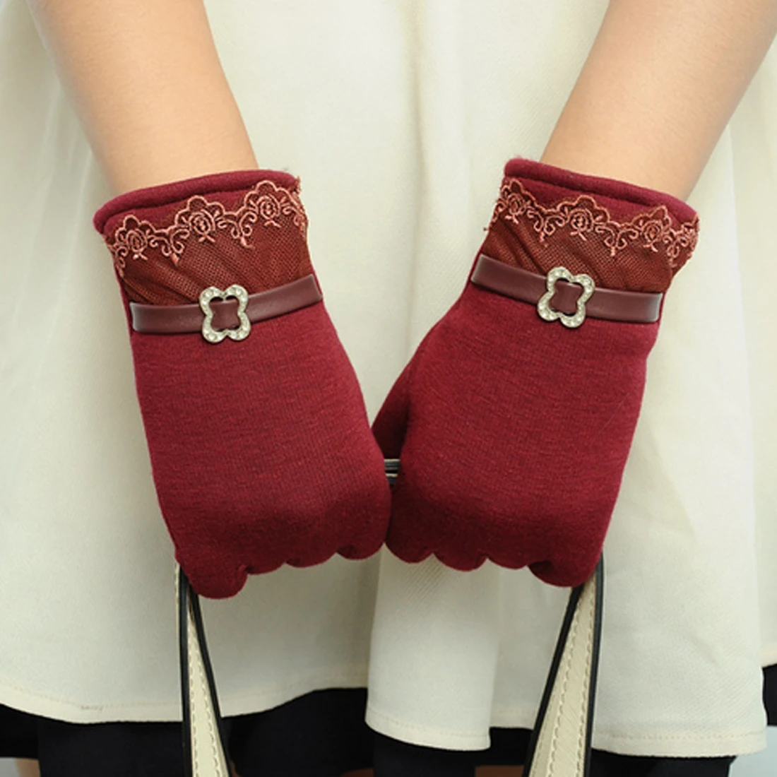 

Fashion Fashion Screen Gloves Ladies Womens Winter Warm Mittens Use Device While Keeping Hands Cosyan Gifts For Girls