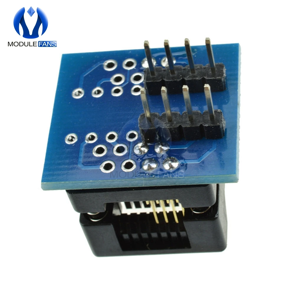 Адаптер программатора SOIC8 SOP8 К DIP8 ЭЗ гнездо модуля преобразователя 150mil|sop8 to dip8|soic8