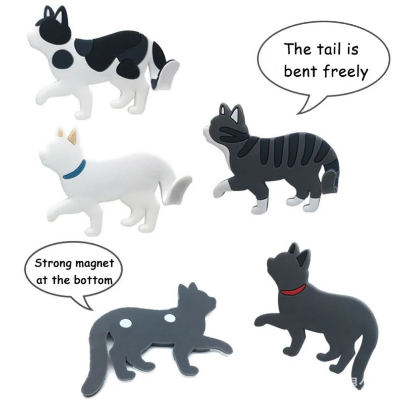 

Hot Lovely Multifunctional Cartoon Cat Fridge Magnet Hook Refrigerator Magnetic Sticker Creative Hooks