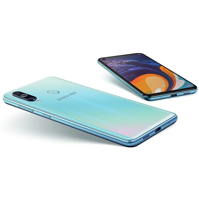 Samsung Galaxy A60 4G Android смартфон 6,3 дюймов полный экран Snapdragon 675 Восьмиядерный 6 ГБ 3500 мАч 32MP Camer NFC мобильные телефоны