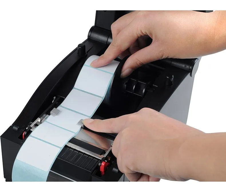 Высокое качество 152 мм/сек. принтер наклеек штрих-код принтер этикеток термопринтер может напечатать одномерный код, qr-код