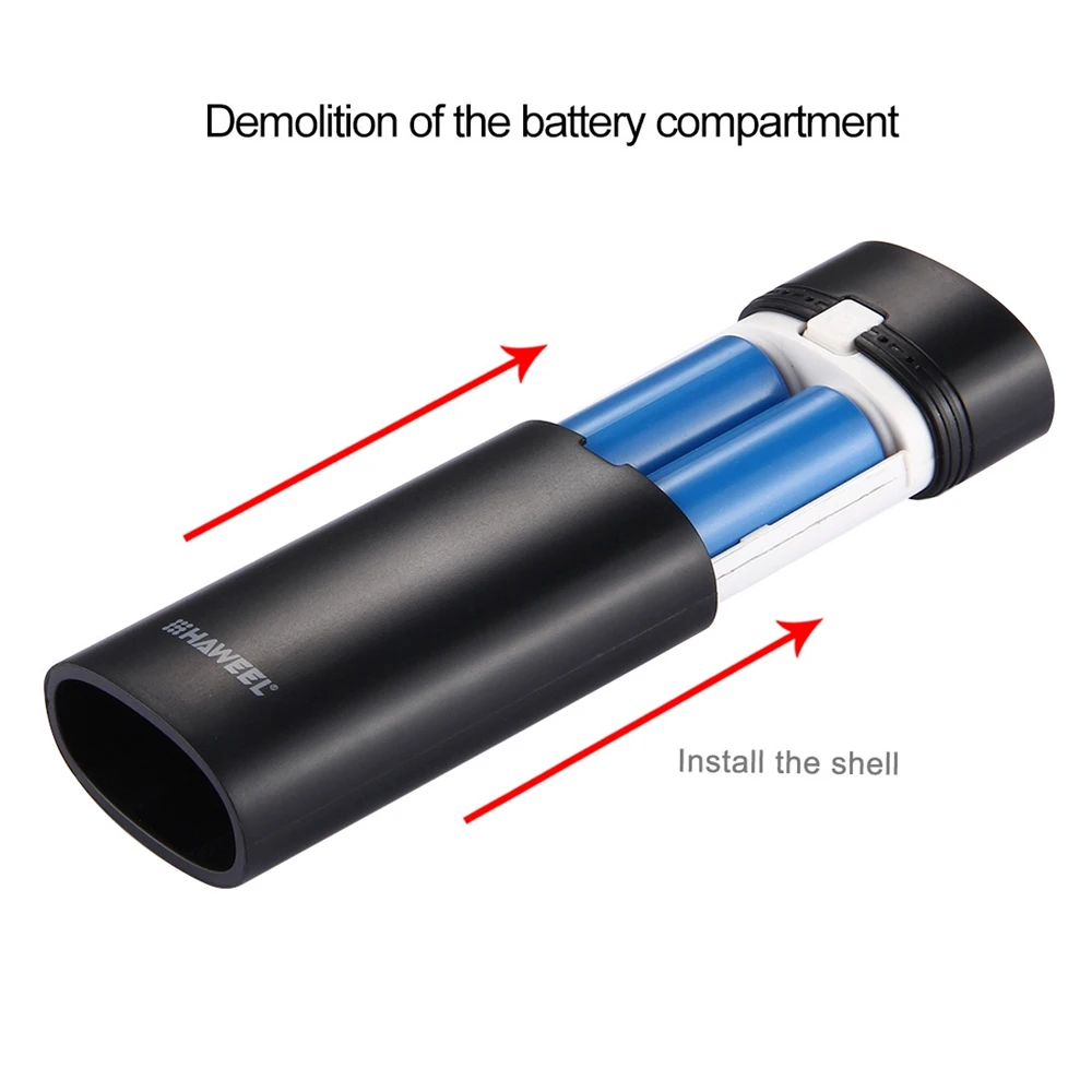 Портативный 2X 18650 USB Power Bank зарядное устройство чехол сделай сам коробка для