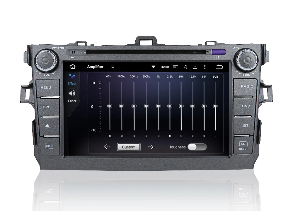 Discount 2G RAM Quad Core Android 7.1.1  Car DVD GPS For Toyota Corolla 2007 2008 2009 2010 2011 Car Radio RDS Stereo Head unit 4