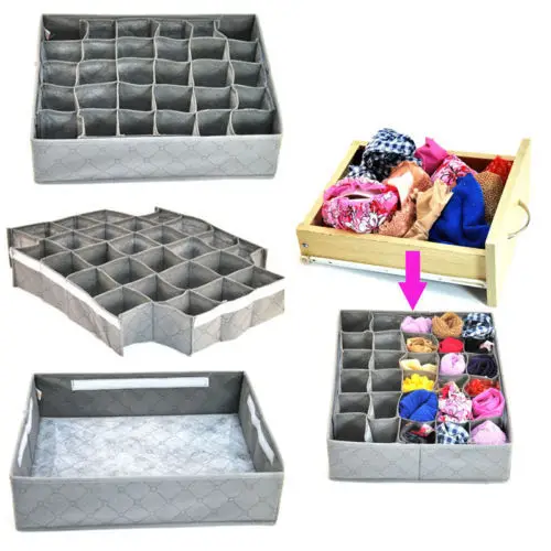 30 de bambú caja corbatas de separadores de cajones armario organizador del armario x1|organizer wire|box peanutsbox time - AliExpress