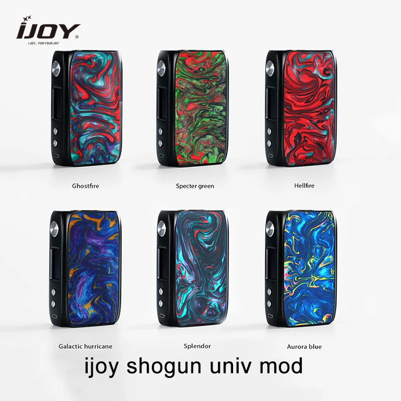

Newest ijoy SHOGUN UNIV mod 180w Electronic cigarette box mod powered by dual 18650 for KATANA SUBOHM Tank vs DRAG 157w drag 2