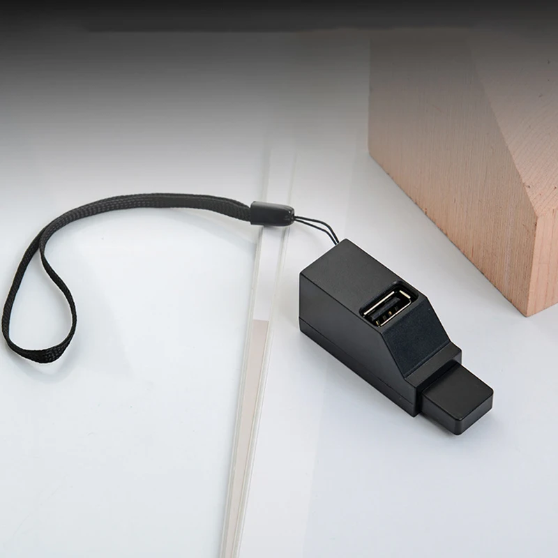 Usb-концентратор 3 USB порта мини USB2.0 высокоскоростной концентратор разделительная коробка для портативных ПК U дисковая карта ридер для мобильного телефона концентратор IPhone 7 8 X