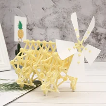 Мини Strandbeest DIY робот ветряная мельница ветер мощность зверь ходить DIY конструкторные модели робот Windmolen Science Puzzle Дети игрушки