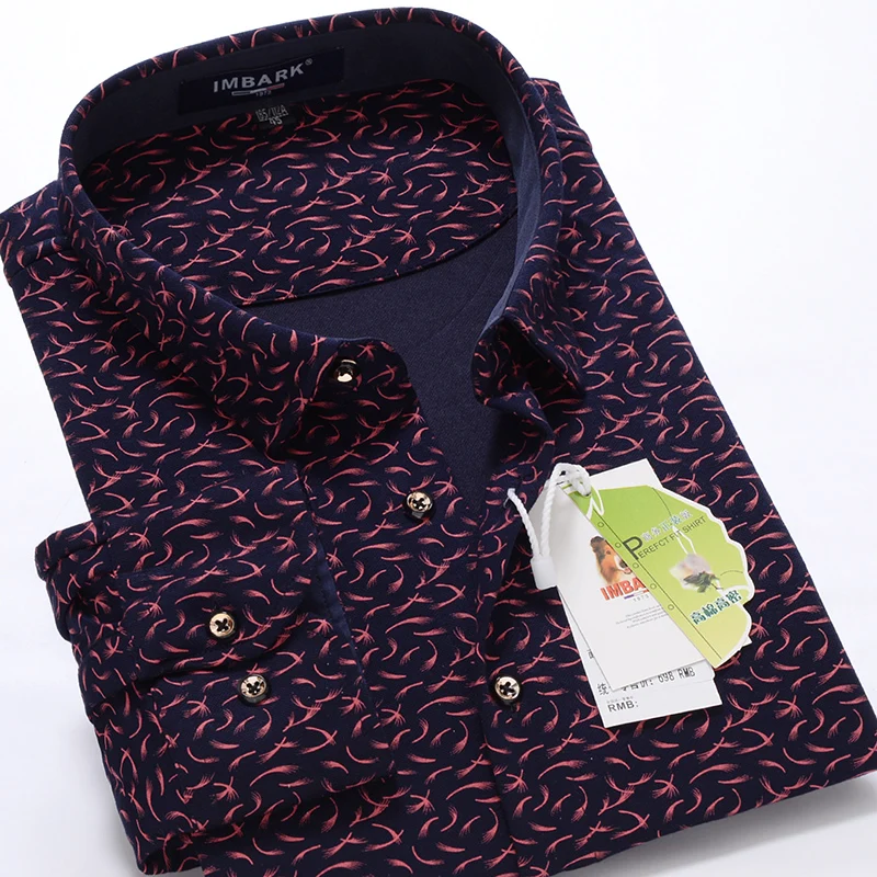 

new arrival Spring men's long-sleeve casual fashion floral print shirt extra large plus size M - 4XL 5XL 6XL 7XL 8XL 9XL