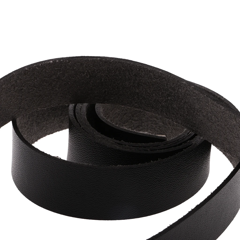 2Pcs DIY PU Leather Strap Dark Brown Black, 0.79 Inch Wide and 78 Inches Long