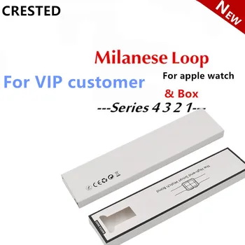 

old customer Box+Milanese Loop strap For Apple Watch band