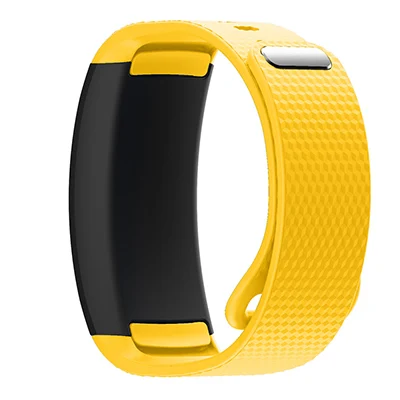 Силиконовый ремешок для спортивных часов для samsung gear Fit2 Pro, фитнес-часы, ремешок на запястье для samsung gear Fit 2 SM-R360, браслет - Цвет: Цвет: желтый