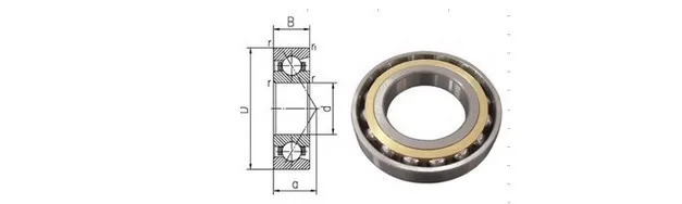 20 шт./лот 7200AC угловой контактный шариковый подшипник 10*30*9 мм