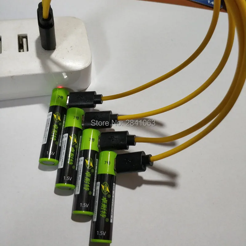 4xznter 1 5 в 600 мА/ч USB перезаряжаемая батарея AAA Lipo литий полимерная ионная с usb