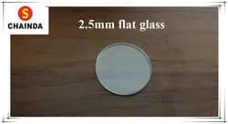 Премиум качество 2,5 мм полированная круглая форма плоского типа минеральные часы стекло от 16,1 мм до 40 мм Размер