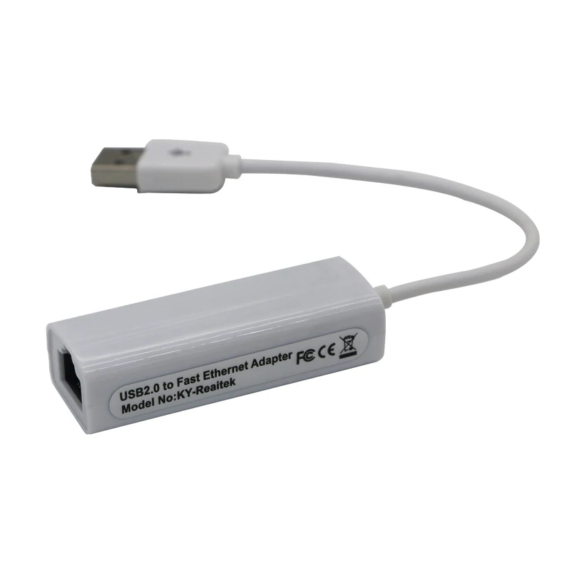 

Hot sale high quality USB 2.0 to RJ45 Interface 10M and 100M Transmission Rate Gigabit Ethernet Network Adapter free shipping