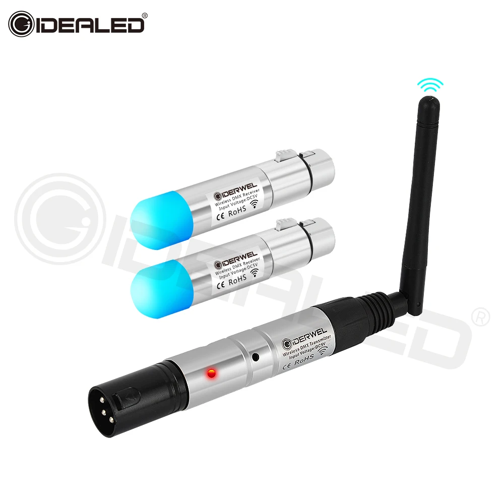 

2.4G Wireless DMX512 Transmitter To Control Dfi DJ Wireless Receiver for LED Stage Lighting Effect Light Control
