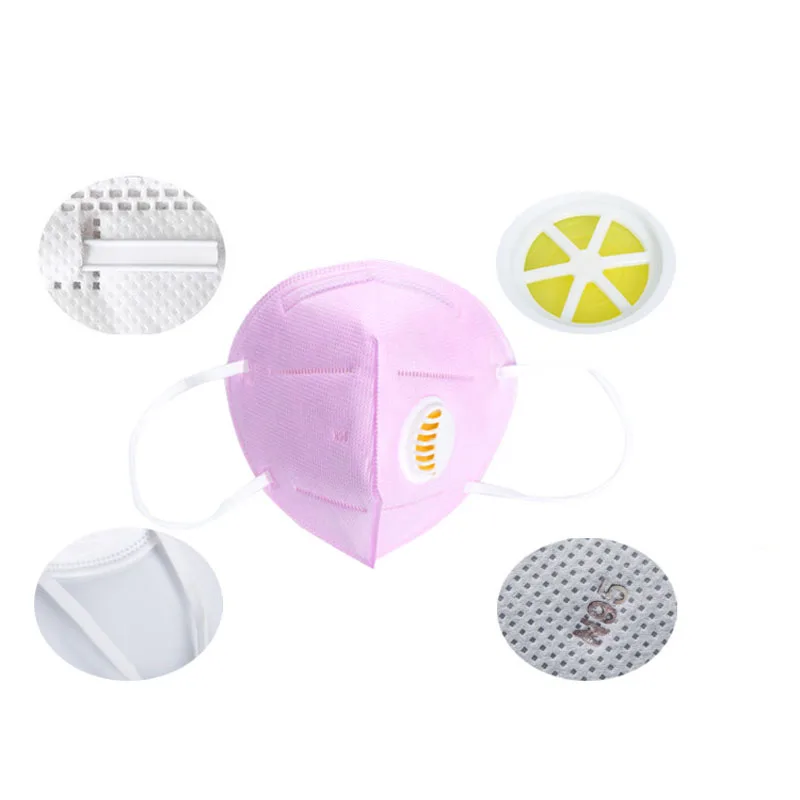 

3PCS PM2.5 Masks Non-woven Anti-fog Haze Dust-proof Movement with Breathing Protection Call