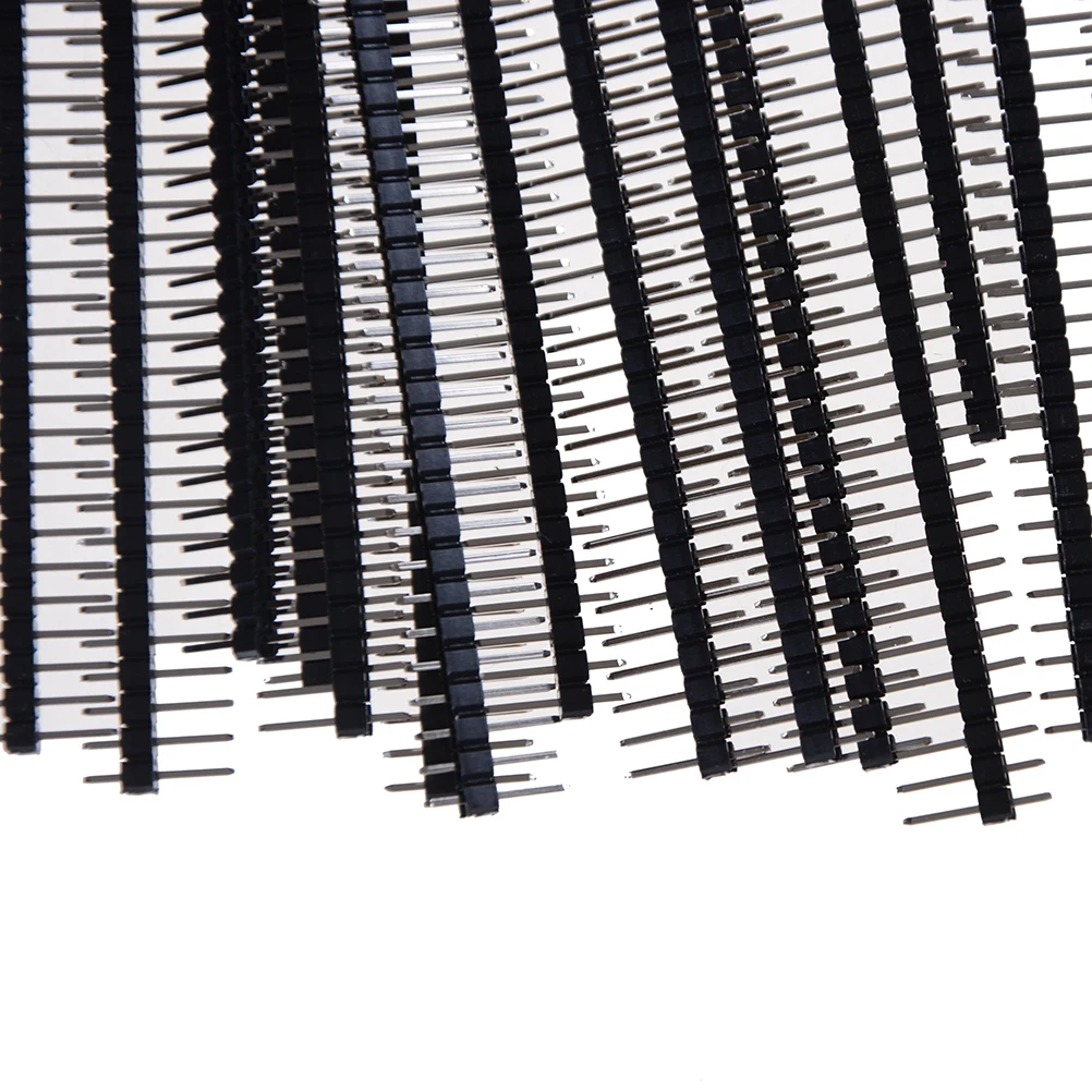 20Pcs Single Male Pin Header For Arduin 1x40 Row 2.54 Breakable Connector Strip Board Module Electronic Part Elektronik 40 Pins 20Pcs Single Male Pin Header For Arduin 1x40 Row 2.54 Breakable Connector Strip Board Module Electronic Part Elektronik 40 Pins