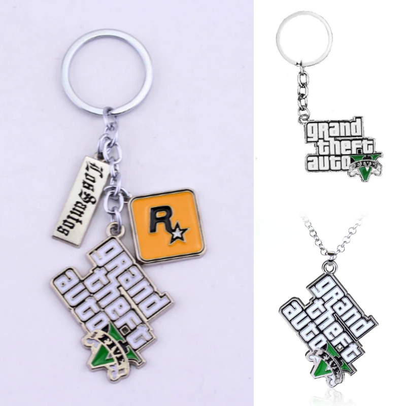 Hot Gta 5 Giochi Grand Theft Auto V Logo Portachiavi Regalo Per I Fan Gioielli Di Moda Portachiavi Gioco Caldo Keychain Gift Fashion Keychainkeychain Fashion Aliexpress