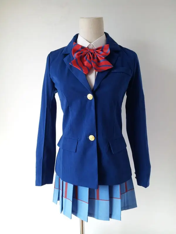 Аниме Lovelive Love Live Косплей Костюм Kousaka Honoka Minami Kotori Ayase Eli Tojo Nozomi Nishikino Маки школьная форма - Цвет: Coat Skirt Red tie