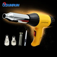 Пластиковый сварочный фонарь 700 Вт электрические инструменты нагревательный пистолет регулировка температуры паяльник горячего воздуха