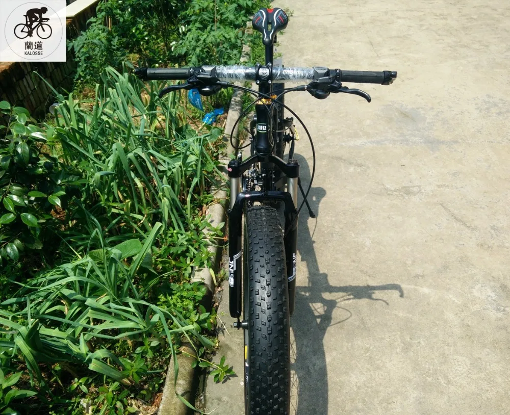 Kalosse Beach bicycle Aluminum alloy frame 26*4.0 tires , snow mountain bike , bicicleta mountain bike , 21/24/27/30 speed