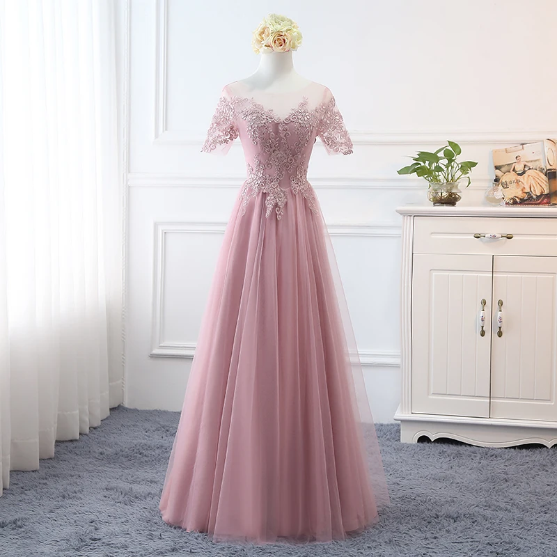 Новое поступление линии Свадебные платья для выпускного вечера De Festa вечерние платья темно-розовые платья подружек невесты