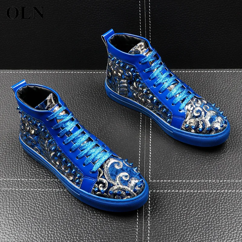 OLN Brand Outdoor Athletic Men Skateboarding Shoes High quality fabric Men Sneakers Outdoor Jogging Sport Shoes For Men