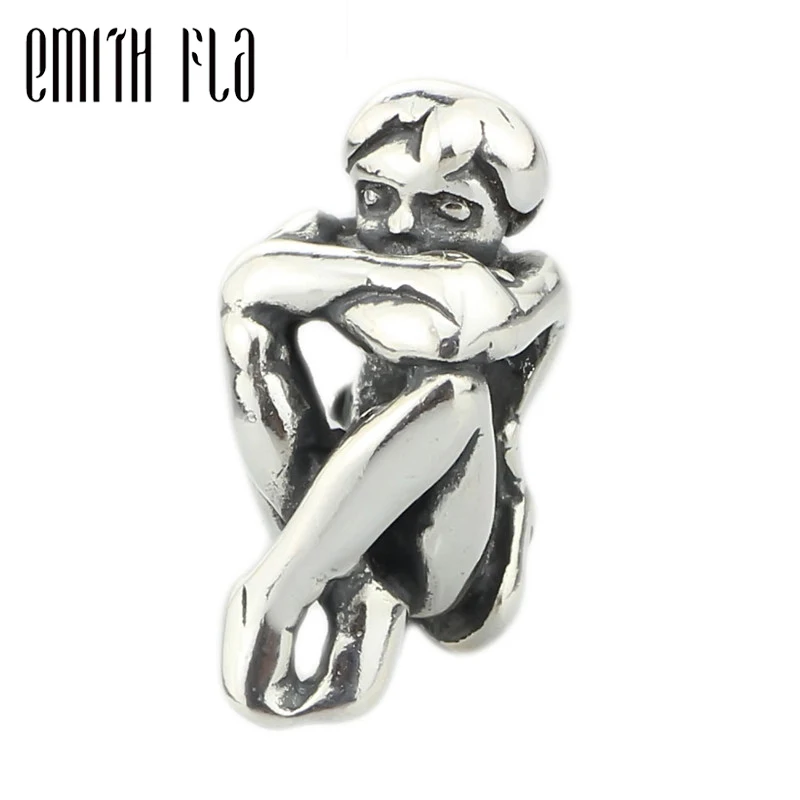 

Emith Fla 100% Real 925 Sterling Silver Spirit oF Freedom Charm Beads Fit Original European Troll Charm Bracelets Jewelry Gifts