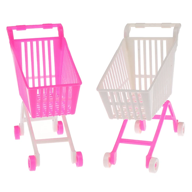 Creative Mini Children Handcart Simulation Small Supermarket Shopping Cart Utility Cart Pretend Play Toys Strollers Kids Gift 3