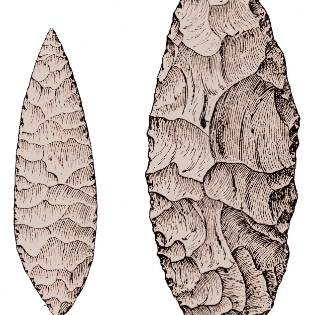Leaf-Shaped Flint Implements  Upper Paleolithic Poster Print by Science Source (18 x 24)