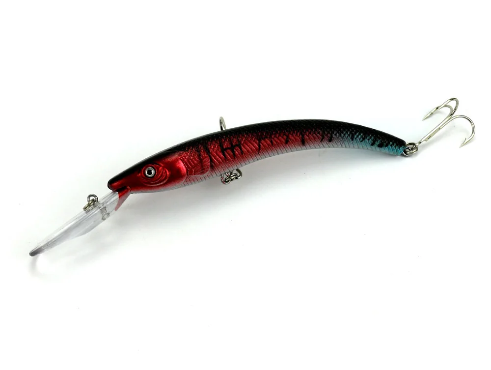Dop Ship 1PCS 15.5cm 16.3g Wobbler Fishing Lure Big Crankbait Minnow Peche Bass Trolling Artificial Bait Pike Carp lures