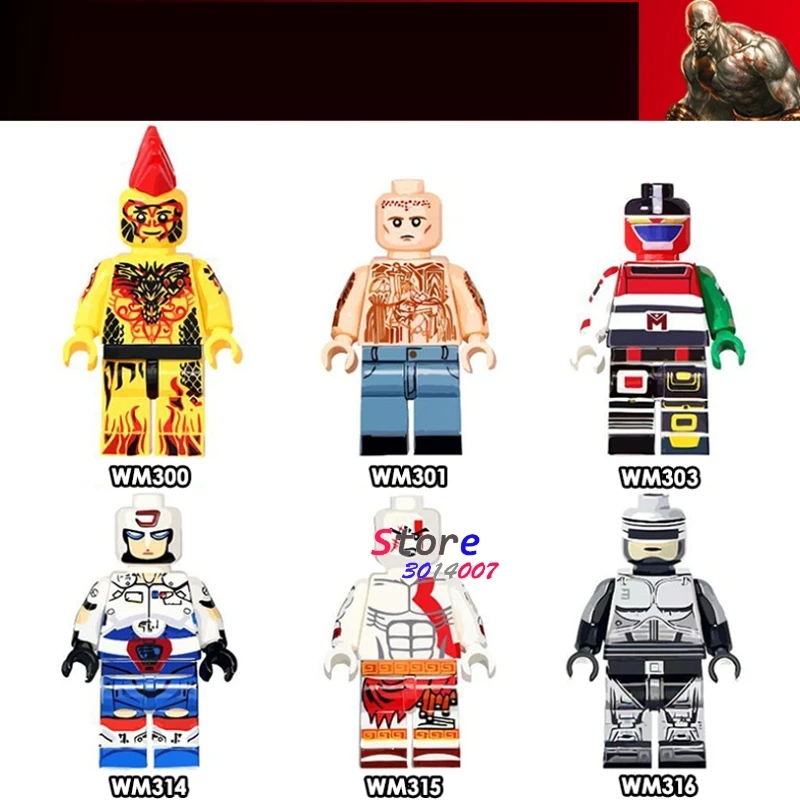 

Single Prison Break Godmars Voltron Team Plawres Sanshiro Ghost Of Sparta Kratos Ultimate building blocks models toys for kits