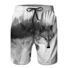 Wolf шорты для мужчин модная спортивная одежда пляжные шорты брюки спортивные брюки для фитнеса шорты для бега повседневные мужские Прямая поставка