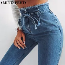 Джинсы с завышенной талией, женские Сексуальные облегающие джинсовые штаны-шаровары, женские синие Черные винтажные тонкие ножки на молнии, джинсы для девочек
