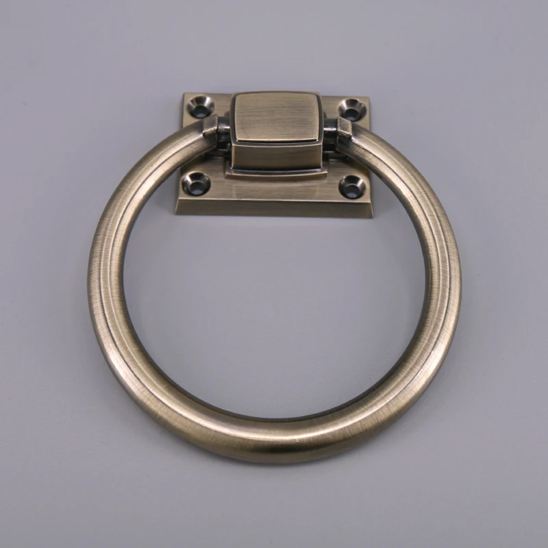 1x Vintage Bronze shaky drop rings furniture handles wooden door wooden chair sofas pull in