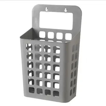 

Hanging Storage Basket Big Laundry Cuboid Wall Mount Storage Home Basket Modern PP